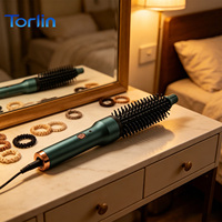 Torlin - Rizador de Pelo Eléctrico con Barril Cerámico Revestido, de Gran Capacidad, Directo de Fábrica, con LED, para Uso Doméstico y Hotelero