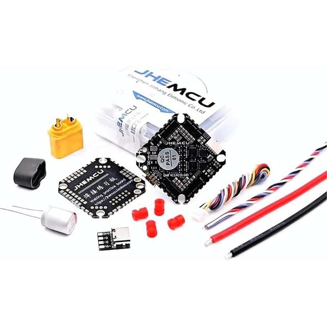 JHEMCU GHF411AIO HD 42688-P F4 Flight Controller 4-in-1 40A BLheli_S 3~6S Lipo Brushless ESC Toothpick Drones FPV RC