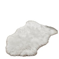 Tapis en laine acrylique nordique transfrontalier, en peau de mouton, en peluche, pour salon, chambre à coucher, blanc, moelleux, personnalisé, simplicité moderne