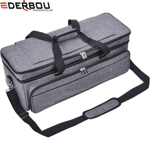 Étui de transport double couche avec poche pour tapis pour <span class=keywords><strong>Cricut</strong></span> <span class=keywords><strong>Maker</strong></span> 3, Explore 3, Compartiments avant multiples et grands pour <span class=keywords><strong>outils</strong></span> Gris - Product Image 5