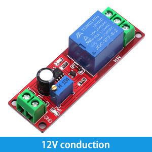 Venta al por mayor de fábrica DC 5V / 12V Delay Connect / Disconnect relay Shield NE555 Temporizador Interruptor Módulo ajustable - Product Image 6