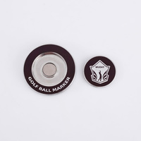 Marqueur de balle de golf personnalisé en verre givré, logo personnalisé, accessoires de golf de haute qualité en relief