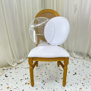Wedding Furniture Replaceable Backrest <b>Cheap</b> Price Stackable Louis Hotel Banquet Party Event Plastic Chair - Product Image 1