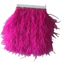 Menthe couture tissu ruban frange plumes d'autruche garniture pour bricolage artisanat vêtements robe Costume accessoire fête maison mariage décor