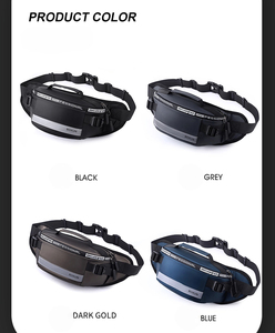 הליכה fanny pack crossbody תיק גב גב ירך אומנת אריז בד אישה גבר עם רצועה מתכווננת לטיולים רגליים - Product Image 4