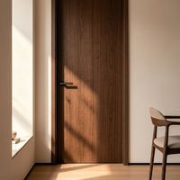 Porte intérieure en bois sur mesure pour chambre à coucher, moderne, peinte, simple, résidentielle