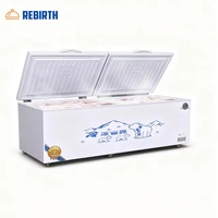 Congélateur coffre solaire 12V DC/AC à porte unique, ouverture par le haut, compresseur mécanique DC, congélateur à crème glacée, réfrigérateur avec panneau solaire