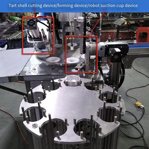 Machine à presser les coquilles de tarte aux œufs Machine à mouler les tartes aux œufs Ligne de production de coquilles de tarte aux œufs Tartelettes aux œufs Robots efficaces les plus vendus - Product Image 2
