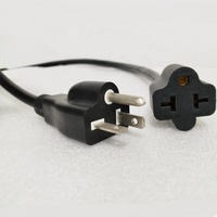 1ft 4 en 1 14AWG 15A Hogar 5-15P a 20 Amp T Blade Cable adaptador a 5-15R/5-20R/5-15R/6-20R