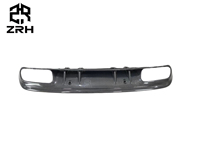 Diffuseur de pare-chocs arrière en fibre de carbone style AMG pour Mercedes Benz Classe C Sedan W205 2015-2021