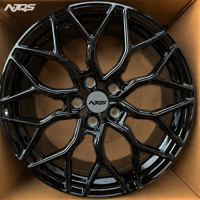 جنوط سيارات ركاب من الألومنيوم المصبوب NJQS 5x112 5x120 باللون الأبيض لسيارة جيتور T2، مقاسات 17 18 19 20 21 22 23 24 بوصة