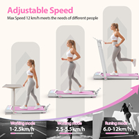 Tapis de Course Électrique 2 en 1 Design, Vente en Gros Usine, Petit Tapis Roulant Pliant Sous Bureau pour la Maison