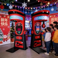 Machine de jeu d'arcade de boxe électronique à monnayeur personnalisée pour l'entraînement au coup de poing