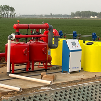 Filtro de Arena de Cuarzo de Acero al Carbono de Alto Flujo con PLC Automático para Riego Agrícola