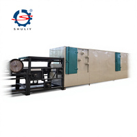 Four de séchage métallique à moteur PLC intégré, machine automatique de fabrication de plateaux à œufs, ligne de production complète de plateaux à œufs