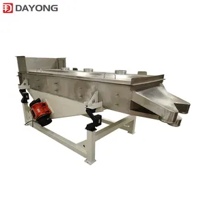 Linear Vibrating Sieve Machine with Motor for Grain Sorting Sifting