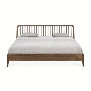 Base de Cama Moderna de Madera Maciza, Plataforma Personalizada Tamaño Queen/King para Dormitorio, Fabricante de Muebles para Hoteles, Villas y Hogares - Product Image 1