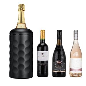 Reekoos paslanmaz çelik şarap şişesi soğutucu çift duvarlı yalıtımlı Chiller tutucu için kırmızı beyaz şampanya seyahat hediyesi - Product Image 1
