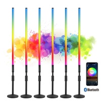 Lot de 6 Barres Lumineuses LED Pixel TL-130Pro 36W 1,20m Intelligentes avec Contrôle par APP RVB, avec Étui, pour DJ, Fêtes, Événements, Scènes et Cabines Photo