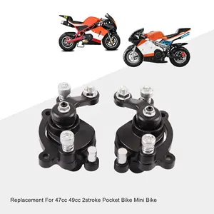 GOOFIT-pinza de freno de disco delantero y trasero, repuesto de 2 piezas para Mini bicicleta de bolsillo de 47cc y 49cc