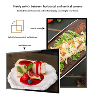 Affichage numérique mural intérieur de 32 pouces pour la publicité, adapté aux restaurants et aux ascenseurs, avec affichage WIFI Bluetooth pour les bureaux et les centres commerciaux