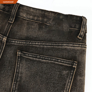 Summer <strong>Men's</strong> Denim <strong>Shorts</strong> With Unique Chrome Heart Design High Street Style Pants High Quality <strong>Men</strong> <strong>Short</strong> <strong>Jeans</strong> - Product Image 3