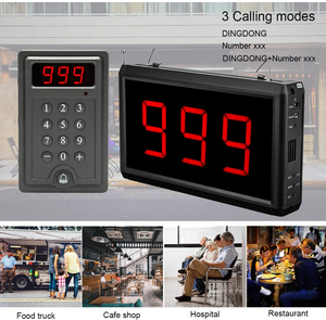 Daytech CK012-1 Y Tá Không Dây Khẩn Cấp Cuộc Gọi Chuông Phân Trang Của Khách Hàng Đợi Hệ Thống Gọi Điện Thoại Với Bàn Phím Cho Thanh Nhà Hàng Bệnh Viện - Product Image 3