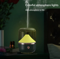Diffuseur d'arôme électrique avec humidificateur d'huile parfumée à 7 couleurs pour voiture domestique alimenté par batterie veilleuse diffuseur d'arôme
