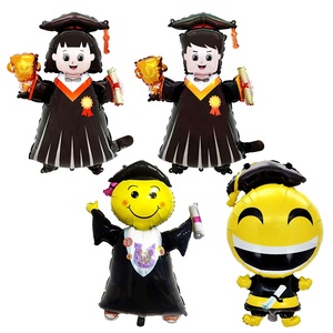 Félicitations pour la cérémonie des diplômes Ballons en <span class=keywords><strong>film</strong></span> aluminium Ballons hélium pour la remise des diplômes Owl Master Mylar Retour à l'école Fournitures de fête - Product Image 3