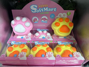Jouet anti-stress Kawaii Patte de Chat Super Doux pour Enfants et Adultes, Jouet Squishy Patte d'Ours Rempli, Balle à Presser à Remontée Lente - Product Image 4
