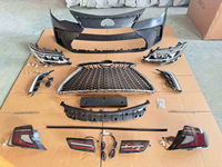 Kit de carrosserie de conversion facile à installer pour Toyota Camry version américaine 2012-2014, mise à niveau facelift, phares LED DRL, calandre de pare-chocs avant