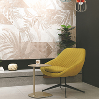 Fauteuil de loisirs de style nordique meubles de salon d'hôtel chaise de loisirs chaise de canapé monoplace en tissu de velours