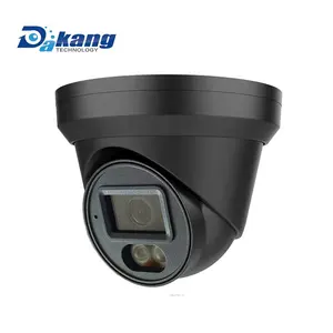 Telecamera Dakang AI telecamera ip CCTV da 4mp telecamera di sicurezza a torretta di colore nero POE