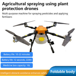 Foldable Crop Agriculture Spraying Drone High Payload Capacity RTK Auto Flight System 12S Dual <b>Battery</b> Machine UAV - Product Image 2