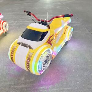 Square Park Coche de Choque Eléctrico Infantil Luminoso con Batería, Tipo Motocicleta, con Control Remoto, de Plástico, para Interiores y Centros Comerciales - Product Image 4