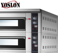 Yoslon Best Model Horno de gas para pastel Pizza Horno de cubierta de gas