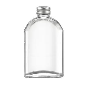 투명 유리 음료 병 알루미늄 캡 와이어 씰 주스 병 100ml 200ml <span class=keywords><strong>250ml</strong></span> 500ml 음료 플랫 콜드 드링크 병 - Product Image 1