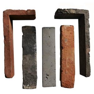 <span class=keywords><strong>Revestimiento</strong></span> de pared antiguo, piezas rojas, con esquinas - Product Image 2