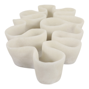 Ciotola in resina curva per decorazione tavolino da caffè, centrotavola contemporaneo, accessorio per sala da pranzo, decorazione per la casa - Product Image 4
