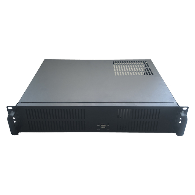 Customized 1U Rack Mounted Server Chassis Aluminum Computer Chassis Shell CNC Machining