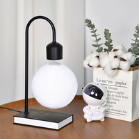 Lampe lunaire flottante magnétique, impression 3D, lampe lunaire en lévitation pour table, lampe de bureau, décoration de salon