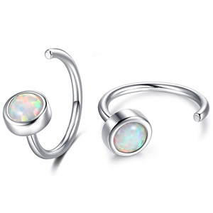 Orecchini a Perno Minimalisti Lucidi, Eleganti Gioielli per Orecchio da Donna, per Uso Quotidiano, Outfit Casual, Idea Regalo - Product Image 2
