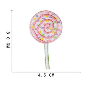 Cartoon Iron on /self Sticker Embroidery Shooting Star Lollipop Angel Watermelon Patch for Kid Clothes Bag Decoration - Product Image 2