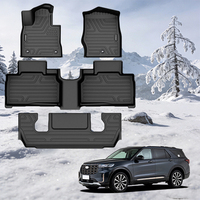 Tapis de sol de voiture 3D en TPE imperméables toutes saisons, sur mesure, de luxe, accessoires intérieurs pour Peugeot 206/Tacoma/Chrysler 300