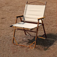 Chaise de jardin pliable Feyan en tissu Oxford épaissi, avec dossier haut en acier, écologique, légère, portable et contemporaine