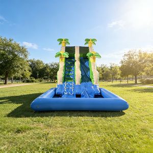 Tobogán Acuático Inflable, <span class=keywords><strong>Casa</strong></span> de Brinco, Tobogán Infantil para Exteriores, Tobogán Acuático de Gran Venta para <span class=keywords><strong>Piscina</strong></span> en <span class=keywords><strong>Alquiler</strong></span> - Product Image 1