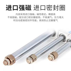 Système pneumatique de cylindre sans tige CY1B, guide RMS, neuf et d'occasion, coupleur magnétique en plastique, filetage CY3B10/15/20/25/32/40-100X200-S, air comprimé - Product Image 2