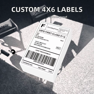 LIKEXIN Custom Self-Adhesive Thermal <b>Labels</b> 100mm*150mm 325pcs Exhibition Use Waterproof Paper 4x6 Size Shipping <b>Packaging</b> - Product Image 3