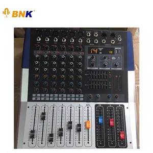 Guangzhou Bnk Professionele 6/8/12 Kanaals Audio Console Karaoke Mixer Versterker
