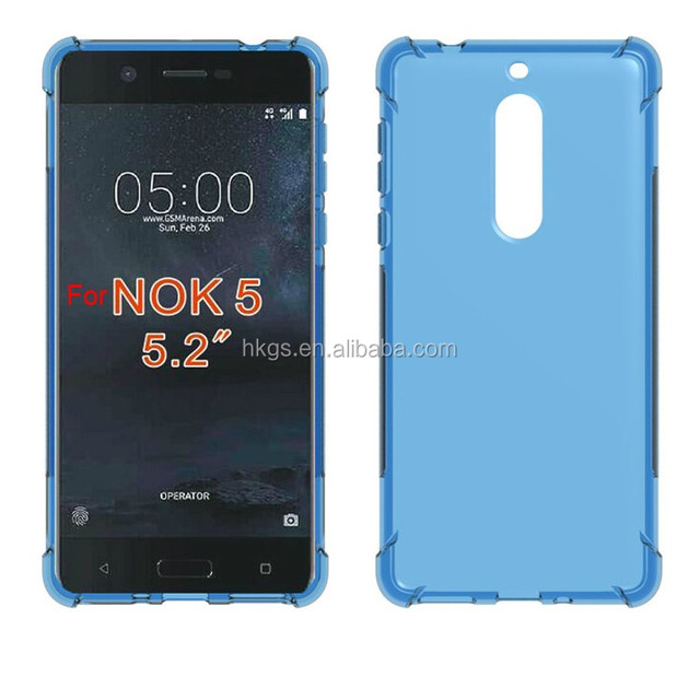 For nokia 5 Back Cases Cover Tpu Gel Skin Shockproof case Ta-1053 5.2 Inch